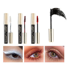 Load image into Gallery viewer, 12 Colors Colored Mascara Volumizing Curling Waterproof Rainbow Eye Makeup Purple Blue Pink Green Red Long Lasting Non Flaking Lash Builder