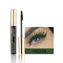 Load image into Gallery viewer, 12 Colors Colored Mascara Volumizing Curling Waterproof Rainbow Eye Makeup Purple Blue Pink Green Red Long Lasting Non Flaking Lash Builder