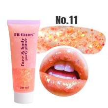 Load image into Gallery viewer, 20 Colors Multifunctional High Shine Body Face Glitter Gel Waterproof For Party Nail Hair Art Sparkling Sequins Festival Makeup
