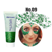 Load image into Gallery viewer, 20 Colors Multifunctional High Shine Body Face Glitter Gel Waterproof For Party Nail Hair Art Sparkling Sequins Festival Makeup