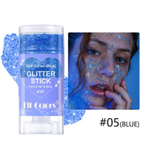 Load image into Gallery viewer, Multi-Use Body Glitter Gel Face Lip Eye Shimmer Holographic Iridescent Sparkle Pigment Shiny for Festival Rave Stage Halloween Makeup