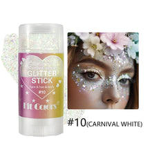 Load image into Gallery viewer, Multi-Use Body Glitter Gel Face Lip Eye Shimmer Holographic Iridescent Sparkle Pigment Shiny for Festival Rave Stage Halloween Makeup