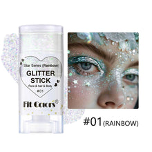 Load image into Gallery viewer, Multi-Use Body Glitter Gel Face Lip Eye Shimmer Holographic Iridescent Sparkle Pigment Shiny for Festival Rave Stage Halloween Makeup