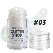 Load image into Gallery viewer, Body Glitter Gel Face Body Lip Eyeshadow Multicolor Makeup For Party Nail Hair Art Sparkling Sequins Festival Makeup
