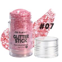 Load image into Gallery viewer, Body Glitter Gel Face Body Lip Eyeshadow Multicolor Makeup For Party Nail Hair Art Sparkling Sequins Festival Makeup