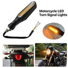 Load image into Gallery viewer, 1pcs 36LED 32LED Motorcycle Turn Signal Light Flowing Amber Indicator White Red Sequential Warning Lamp for Honda Kawasaki Yamaha ATV