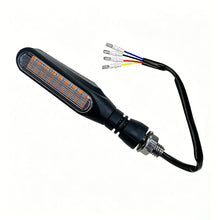Load image into Gallery viewer, 1pcs 36LED 32LED Motorcycle Turn Signal Light Flowing Amber Indicator White Red Sequential Warning Lamp for Honda Kawasaki Yamaha ATV