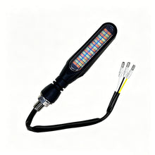 Load image into Gallery viewer, 1pcs 36LED 32LED Motorcycle Turn Signal Light Flowing Amber Indicator White Red Sequential Warning Lamp for Honda Kawasaki Yamaha ATV