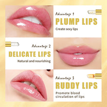 Load image into Gallery viewer, Changing Lipstick Gold Crystal Lipstick Color Changing Long Lasting Moisturizing Glossy Shine Lip Gloss Hydrating Lipstick