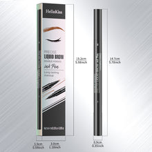 Load image into Gallery viewer, 2 in 1 Waterproof Eyebrow Pen Eyebrow Pencil Waterproof and Sweat-resistant Natural Looking Eye Brows Makeup Cosmetics