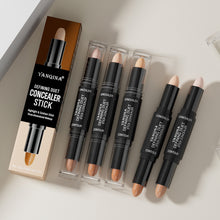 Load image into Gallery viewer, Double-Ended Highlight Shadow Cream Contour Stick Waterproof Full Coverage Concealer Natural Contour Cream Makeup Cosmetic
