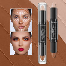 Load image into Gallery viewer, Double-Ended Highlight Shadow Cream Contour Stick Waterproof Full Coverage Concealer Natural Contour Cream Makeup Cosmetic