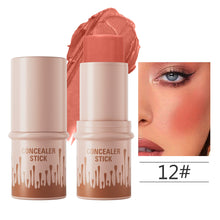 Load image into Gallery viewer, Makeup Face Brown Bronzer Contour StickHighlighter Brightening Contouring Stick Blusher Stick Face Cream Concealer Stick