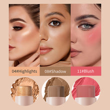 Load image into Gallery viewer, Makeup Face Brown Bronzer Contour StickHighlighter Brightening Contouring Stick Blusher Stick Face Cream Concealer Stick