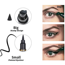 Load image into Gallery viewer, Black Wings Stamp Liquid Eyeliner Easy Cat Eye Template Makeup Tool Wing Long Lasting Waterproof Anti-sweat Eyeliner Stamp