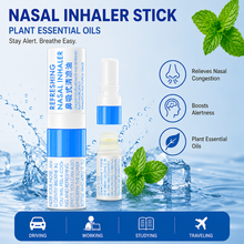 Load image into Gallery viewer, Nasal Inhaler Mint Nasal Essential Oil Menthol Inhaler Relieve Rhinitis Fatigue Artifact Refreshing Mint Aromatherapy Spray