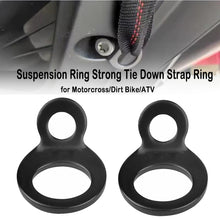Load image into Gallery viewer, 2Pcs Tie Down Anchor Rings Securing Point Heavy Duty Cargo Hook for Motorcycle Dirt Bike ATV UTV Trailer Truck