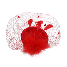 Load image into Gallery viewer, Women Hat Polka Dot Felt Mesh Hat Elegant Fashion Party Wedding Daily Decor Decorative Hair Accessories