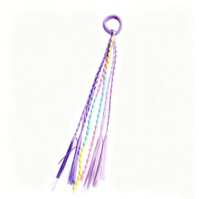 Load image into Gallery viewer, Colorful Elastic Hair Ties Elastic Hair Band With Wig Braid For Kids & Adults Fashion Sweet Daily Hair Accessories