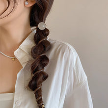 Load image into Gallery viewer, Korean Cute Retro Ball Design Elastic Hair Ties Elastic Hair Band Practical Ponytail Fixing Daliy Hair Accessories