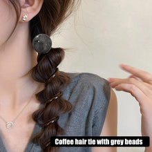 Load image into Gallery viewer, Korean Cute Retro Ball Design Elastic Hair Ties Elastic Hair Band Practical Ponytail Fixing Daliy Hair Accessories