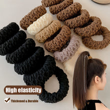 Load image into Gallery viewer, 6Pcs Thickened Widened High Elastic Hair Band Hair Ties Multicolor Simple Versatile Ponytail Hair Accessories