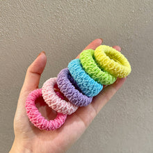 Load image into Gallery viewer, 6Pcs Thickened Widened High Elastic Hair Band Hair Ties Multicolor Simple Versatile Ponytail Hair Accessories