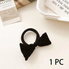 Load image into Gallery viewer, Korean Style High Elastic Hair Band Bow Hair Ties Seamless Ponytail Bun Hair Scrunchies Daily Hair Accessories