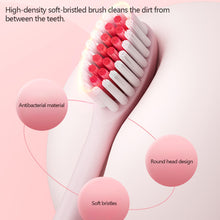Load image into Gallery viewer, Soft-bristle Brush Clean Sonic Electric Toothbrush Cartoon Pattern for Kids with Replacement Tooth Brush Head Toothbrush