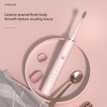 Load image into Gallery viewer, Electric Toothbrush for Adults IPX7 Waterproof Soft Brush Head USB Rechargeable 6 Cleaning Modes Ultrasonic Toothbrush