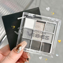 Load image into Gallery viewer, 9 Colors In 1 Eyeshadow Stick Portable Matte Pearlescent Eyeshadow Highlight Long-lasting Eye Makeup Cosmetics Dark Punk Color