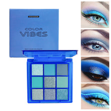 Load image into Gallery viewer, 9 Colors In 1 Eyeshadow Stick Portable Matte Pearlescent Eyeshadow Highlight Long-lasting Eye Makeup Cosmetics Dark Punk Color