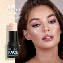 Load image into Gallery viewer, 12 Colors Blush Highlighter Contour Stick Cream Bronzer for Face Sculpting Natural Shadow Long Lasting Waterproof Blendable Contour Makeup