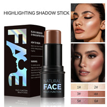Load image into Gallery viewer, 12 Colors Blush Highlighter Contour Stick Cream Bronzer for Face Sculpting Natural Shadow Long Lasting Waterproof Blendable Contour Makeup