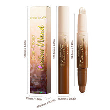 Load image into Gallery viewer, 2 in 1 Contour Stick Cream Highlighter Matte Bronzer Face Makeup Double End Concealer Nose Shadow Long Lasting Waterproof