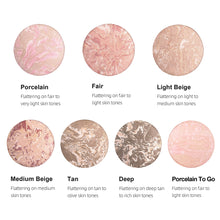 Load image into Gallery viewer, 6 Colors Baked Duo Matte Finishing Powder Foundation Compact Waterproof Long Lasting Full Coverage Makeup Base Smooth Skin