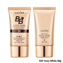 Load image into Gallery viewer, BB Cream SPF50 PA+++ Sunscreen Foundation All in One Face Makeup Anti UV Moisturizing Natural Concealer Primer Long Lasting