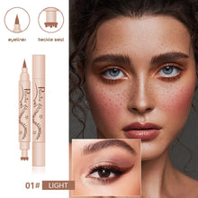 Load image into Gallery viewer, 2IN1 Freckle Stamp Pen Waterproof Smudge Proof Long Lasting Liquid Freckles Makeup Double-Ended Fake Freckle & Mole Pen Natural Look