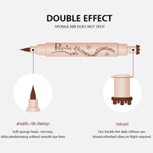 Load image into Gallery viewer, 2IN1 Freckle Stamp Pen Waterproof Smudge Proof Long Lasting Liquid Freckles Makeup Double-Ended Fake Freckle & Mole Pen Natural Look