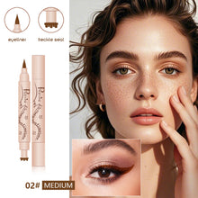Load image into Gallery viewer, 2IN1 Freckle Stamp Pen Waterproof Smudge Proof Long Lasting Liquid Freckles Makeup Double-Ended Fake Freckle & Mole Pen Natural Look