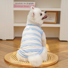 Load image into Gallery viewer, Summer Striped Cooling Dog Vest Thin Sleeveless Anti Shedding Pet T Shirt Costume Clothes For Small Medium Dogs Cats