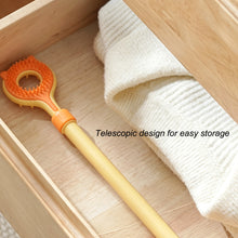 Load image into Gallery viewer, 2 In 1 Retractable Double Sided Cat Teaser Wand Multifunctional Massage Scratcher Interactive Pet Toy For Kittens