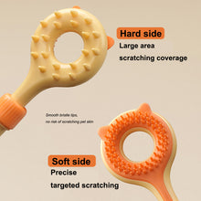 Load image into Gallery viewer, 2 In 1 Retractable Double Sided Cat Teaser Wand Multifunctional Massage Scratcher Interactive Pet Toy For Kittens