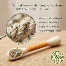 Load image into Gallery viewer, Giant Wool Cotton Swab Shaped Catnip Toy Durable Teeth Grinding Chew Stick Interactive Kitten Self Play Accessory