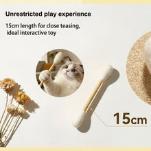Load image into Gallery viewer, Giant Wool Cotton Swab Shaped Catnip Toy Durable Teeth Grinding Chew Stick Interactive Kitten Self Play Accessory