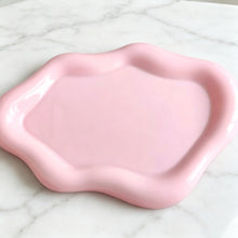 Load image into Gallery viewer, Cloud Shaped Electroplated Plastic Jewelry Tray Rings Earrings Storage Display Plate Bedroom Decor Photo Prop For Women