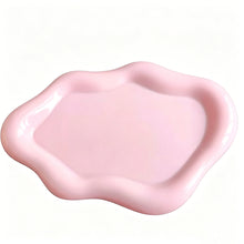 Load image into Gallery viewer, Cloud Shaped Electroplated Plastic Jewelry Tray Rings Earrings Storage Display Plate Bedroom Decor Photo Prop For Women
