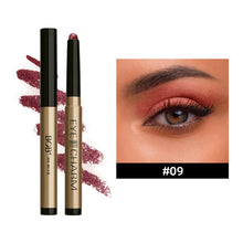 Load image into Gallery viewer, Eye Shadow Pen Lying Silkworm Lasting Color Natural Brightening Fine Glitter High Gloss Lazy Eye Shadow Stick Cosmetic