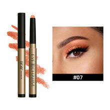 Load image into Gallery viewer, Eye Shadow Pen Lying Silkworm Lasting Color Natural Brightening Fine Glitter High Gloss Lazy Eye Shadow Stick Cosmetic