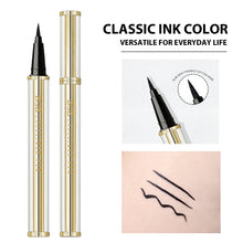 Load image into Gallery viewer, Natural Black Waterproof Anti-sweat Non-smudge Liquid Eyeliner Pen Non Fading Smooth Eyeliner Pen Makeup Cosmetics